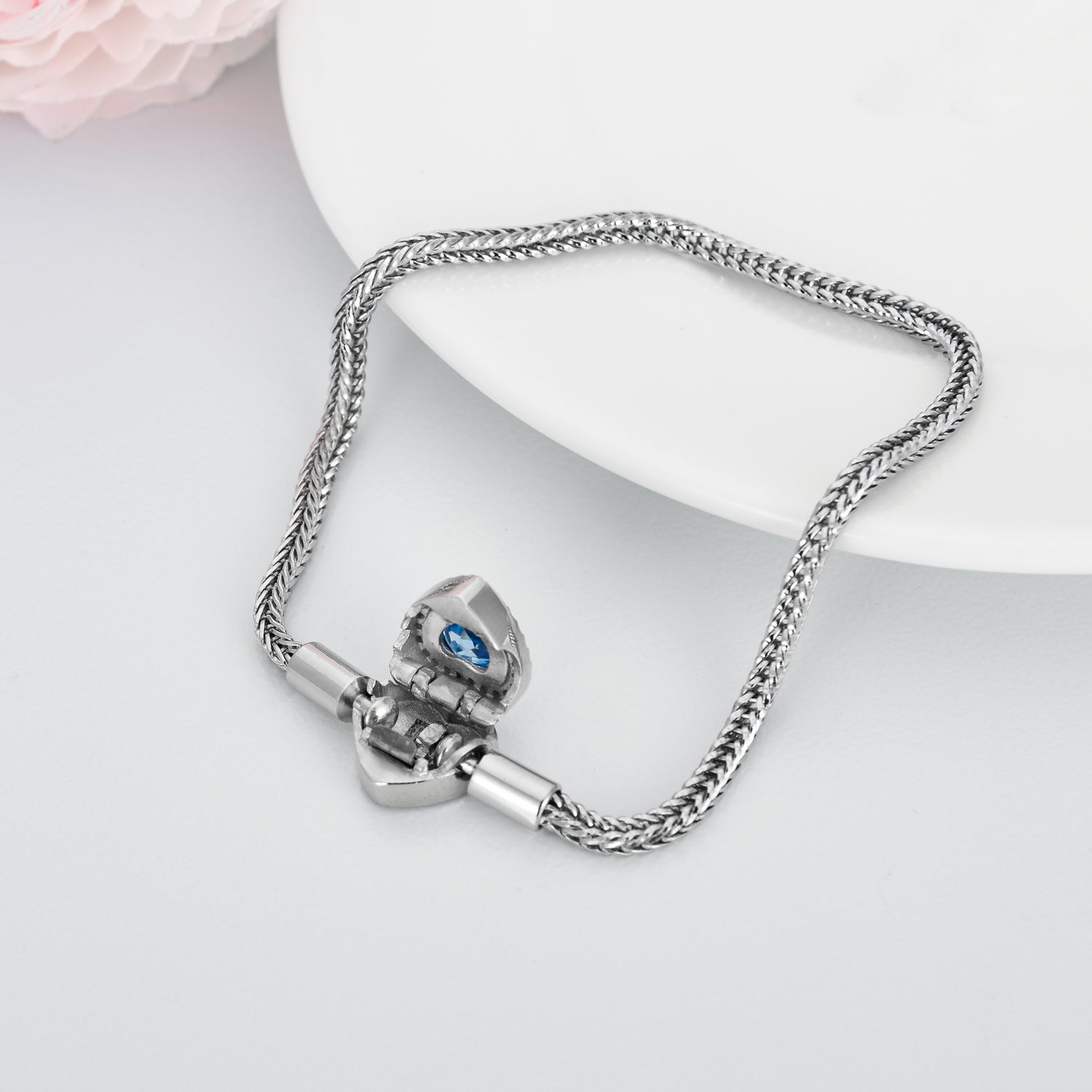 Azure Charmé Bracelet – Premium Silver Jewelry by ELARÉ