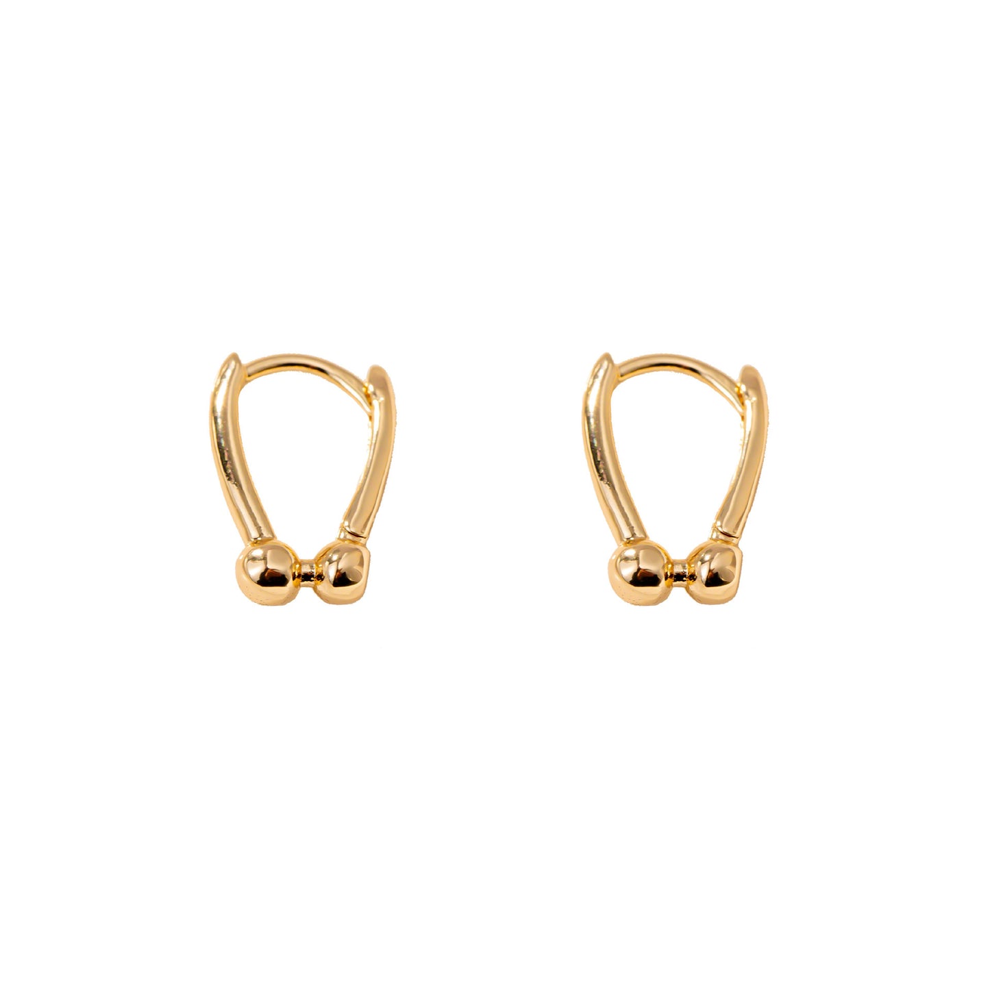 ELARÉ Lucky Loop Earrings – Premium Silver Loop Earrings