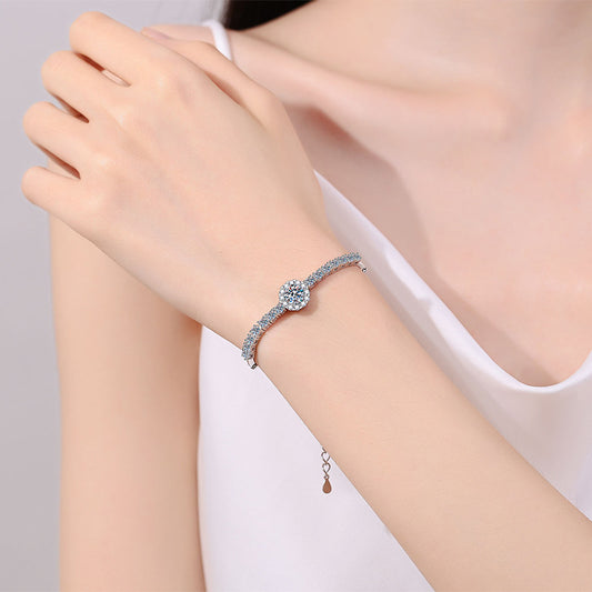 ELARÉ StellaLux Bracelet – Luxury Moissanite Bracelet